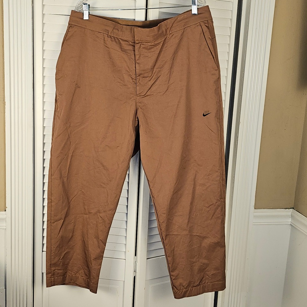 Nike Mens Archaeo Brown Woven Cropped Sneaker Pants‎ 38